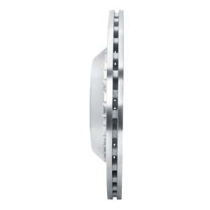Mercedes-Benz S400 Brake Rotor (1) - Rear Right - R1 Concepts - Drilled & Slotted - Silver - `14-`21